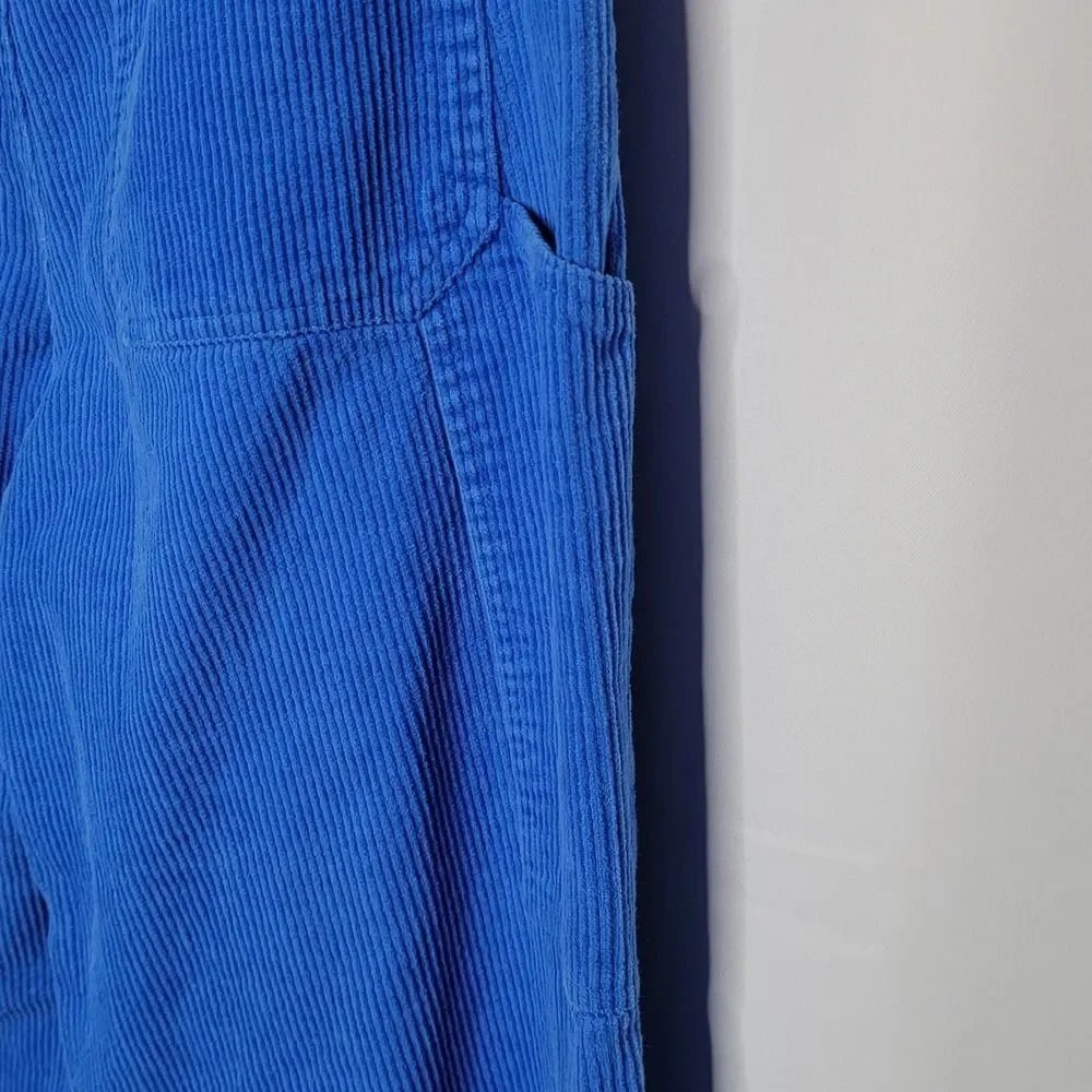 Forever 21 Corduroy Carpenter Pants Medium Wide Leg Raw Hem Y2K Grunge Raw Hem - Picture 8 of 16